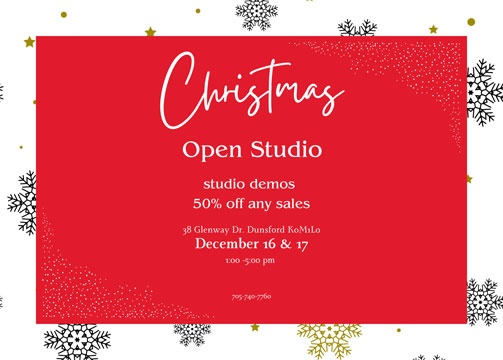 Christmas Open Studio - Fisher Encaustic